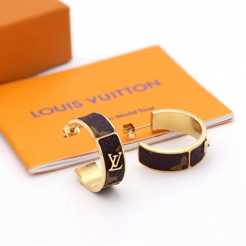 Stainless Steel Brand Earrings-HY240904-P14VVUI