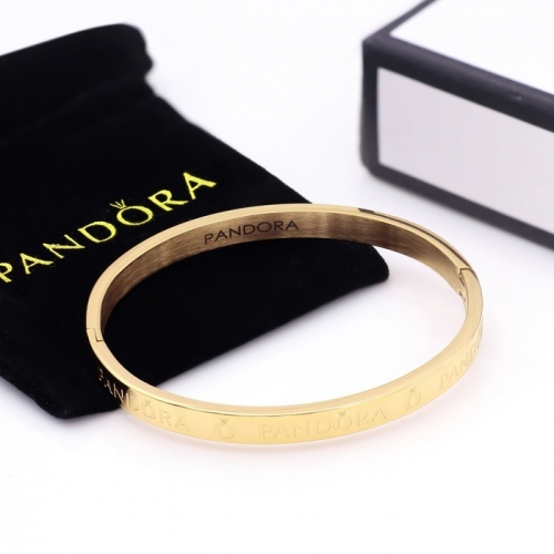 Stainless Steel Pandor*a Bangle-HY240904-P10BOLO (2)