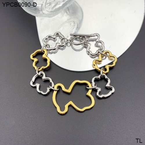 Stainless Steel Tou*s Bracelet-SN240911-YPCB0090-D-17.7