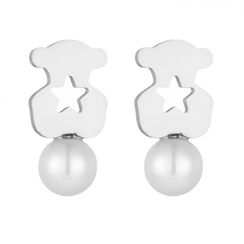 Stainless Steel Tou*s Earrings-HF240909-P7JOLI