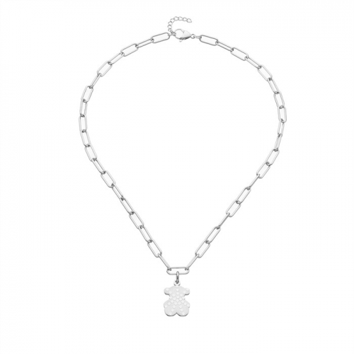 Stainless Steel Brand Necklace-HF240909-P9JIKFD (1)