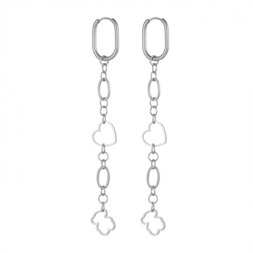 Stainless Steel Tou*s Earrings-HF240909-P12BIOL