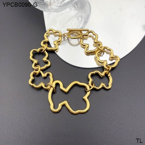 Stainless Steel Tou*s Bracelet-SN240911-YPCB0090-G-19.5