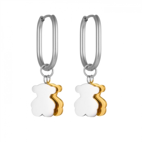 Stainless Steel Tou*s Earrings-HF240909-P12CWEES