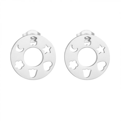 Stainless Steel Tou*s Earrings-HF240909-P7BIOLJ