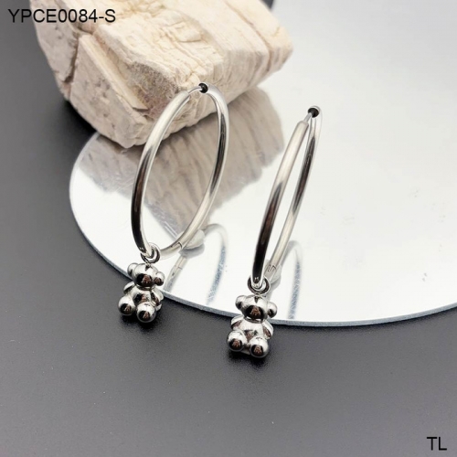 Stainless Steel Tou*s Earrings-SN240911-YPCE0084-S-14.6