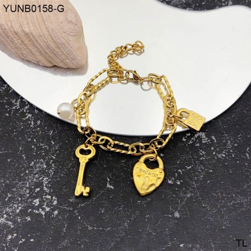 Stainless Steel Uno de *50 Bracelet-SN240911-YUNB0158-G-17.1