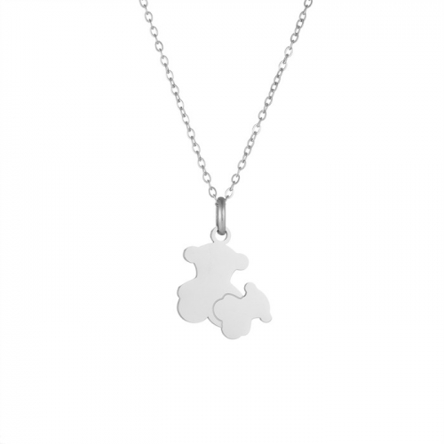 Stainless Steel Brand Necklace-HF240909-P6OLKD (2)