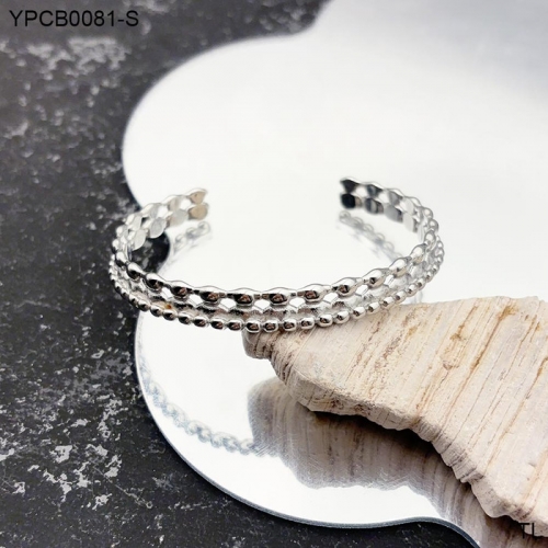 Stainless Steel Tou*s Bangle-SN240921-YPCB0081-S-15.8