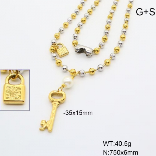 Stainless Steel Uno de* 50 Necklace-ZN241103-P20JIOL (9)