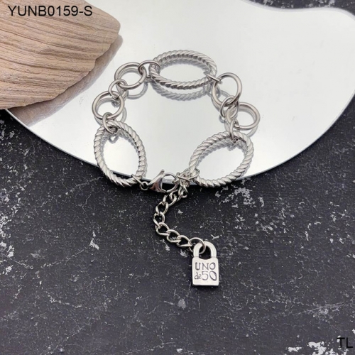 Stainless Steel UNO DE*50 Bracelet-SN241103-YUNB0159-S-14.5