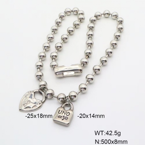 Stainless Steel Uno de* 50 Necklace-ZN241103-P16YYUZ (3)