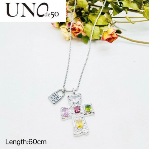 Stainless Steel Uno de* 50 Necklace-ZN241103-P22YCVG (2)