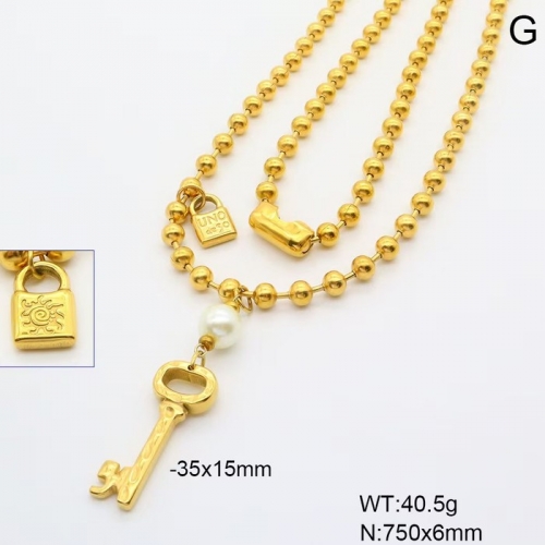 Stainless Steel Uno de* 50 Necklace-ZN241103-P20JIOL (8)