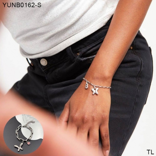 Stainless Steel UNO DE*50 Bracelet-SN241103-YUNB0162-S-14