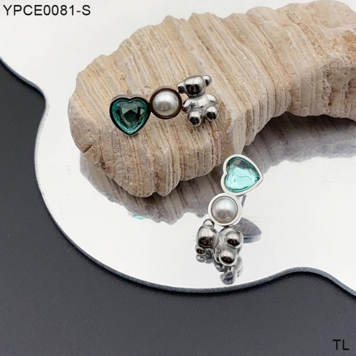 Stainless Steel Tou*s Earrings-SN241103-YPCE0081-S-13.9