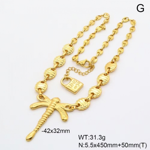 Stainless Steel Uno de* 50 Necklace-ZN241103-P20JIOL (2)