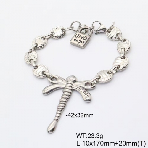 Stainless Steel Uno de* 50 Bracelet-ZN241103-P14GYOL (4)