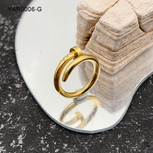 Stainless Steel Brand Ring-SN241103-YAR0006-G6.7.8-6.4