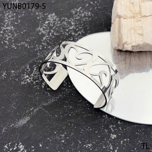 Stainless Steel Uno de *50 Bangle-SN241118-YUNB0179-S-15