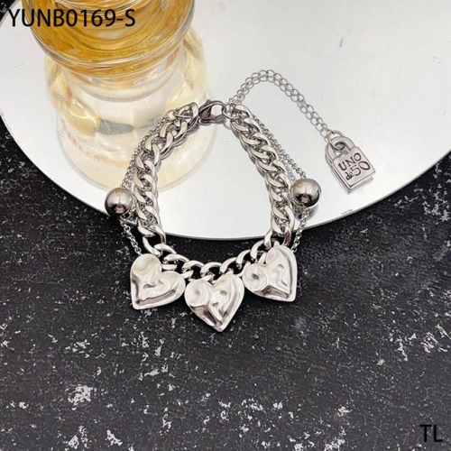 Stainless Steel Uno de *50 Bracelet-SN241118-YUNB0169-S-15.5