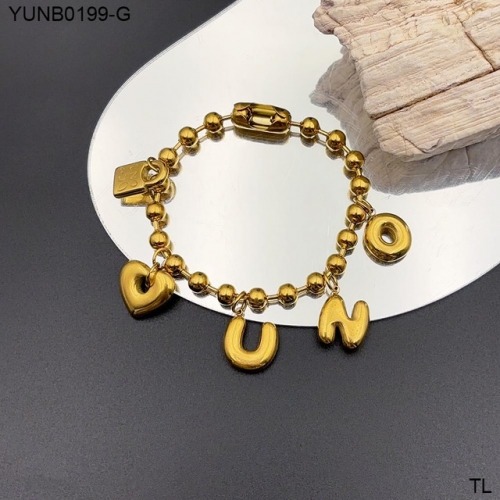 Stainless Steel Uno de *50 Bracelet-SN241118-YUNB0199-G-16