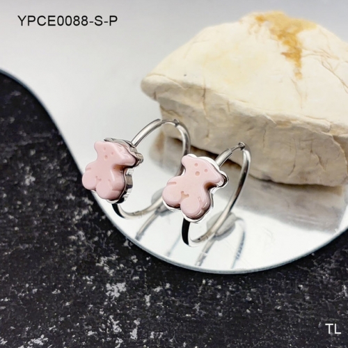 Stainless Steel Tou*s Earrings-SN241118-YPCE0088-S-P-20.5