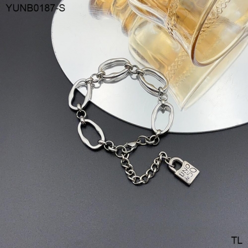 Stainless Steel Uno de *50 Bracelet-SN241118-YUNB0187-S-16