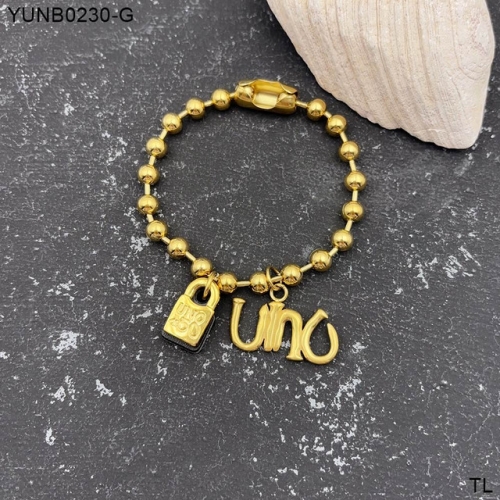 Stainless Steel Uno de *50 Bracelet-SN241122-YUNB0230-G-12.9