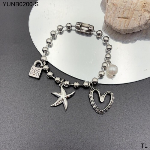 Stainless Steel Uno de *50 Bracelet-SN241122-YUNB0200-S-11.6