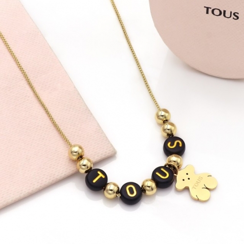 Stainless Steel TOU*S Necklace-SN241128-P11GRTY (1)