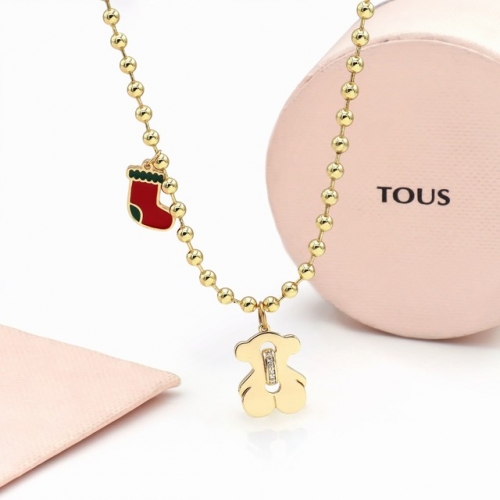 Stainless Steel TOU*S Necklace-SN241128-P14VIOL (1)