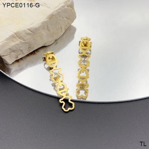 Stainless Steel TOU*S Earrings-SN241127-YPCE0116-G-11.2