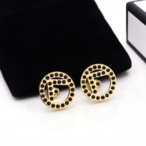 Stainless Steel Brand Earrings-SN241128-P6GZAS