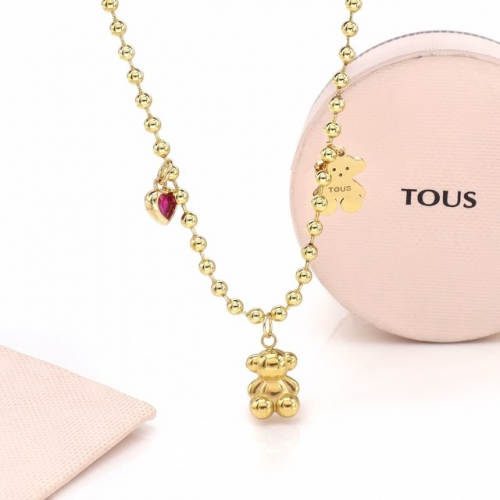 Stainless Steel TOU*S Necklace-SN241128-P12BHVH (3)