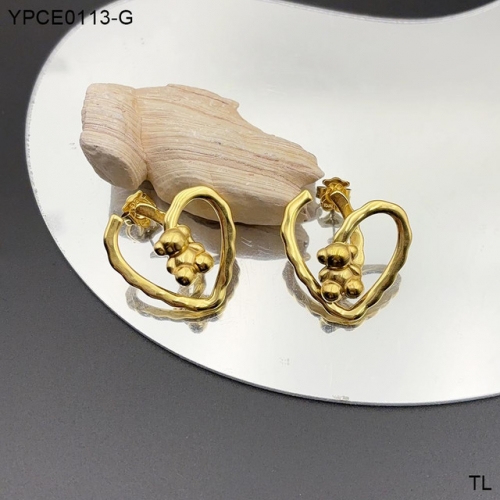 Stainless Steel TOU*S Earrings-SN241127-YPCE0113-G-15.5