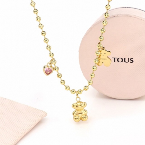 Stainless Steel TOU*S Necklace-SN241128-P12BHVH (1)