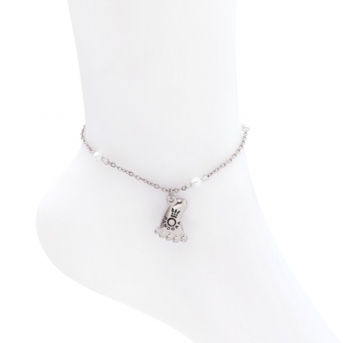 Stainless Steel Pandor*a Anklet-SN241128-P12JOLI