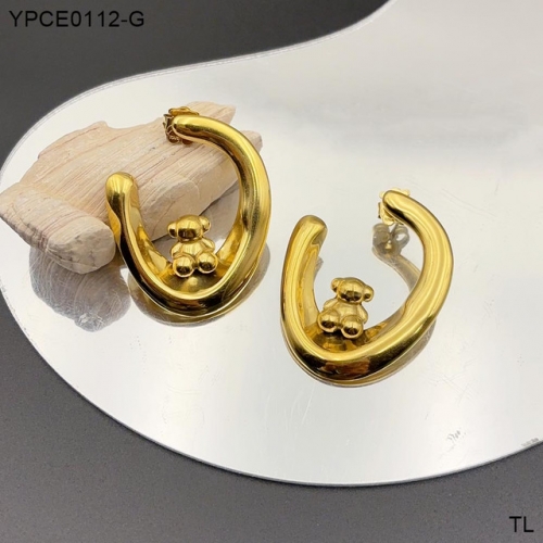 Stainless Steel TOU*S Earrings-SN241127-YPCE0112-G-16.6