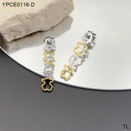 Stainless Steel TOU*S Earrings-SN241127-YPCE0116-D-11.6