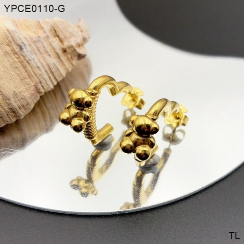 Stainless Steel TOU*S Earrings-SN241127-YPCE0110-G-15.5