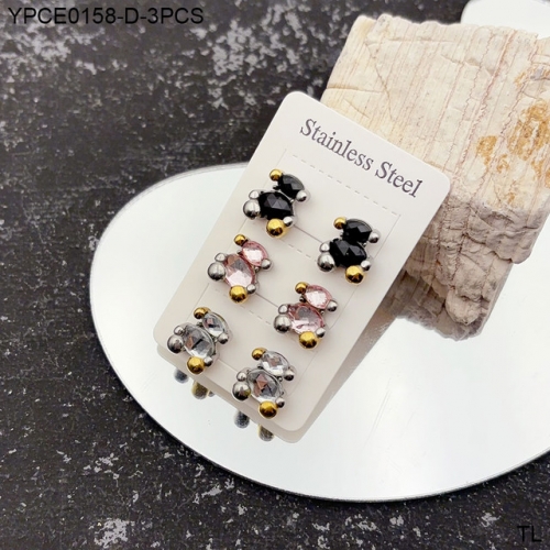 Stainless Steel Tou*s Earrings-SN250417-YPCE0158-D-3PCS-24.5