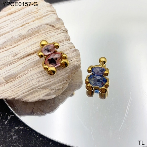 Stainless Steel Tou*s Earrings-SN250417-YPCE0157-G-12.4