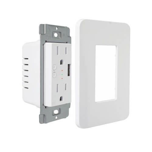 KS-604 US 120 Style Smart Duplex Receptacle Wifi Remote Outlet,US Remote  Outlet