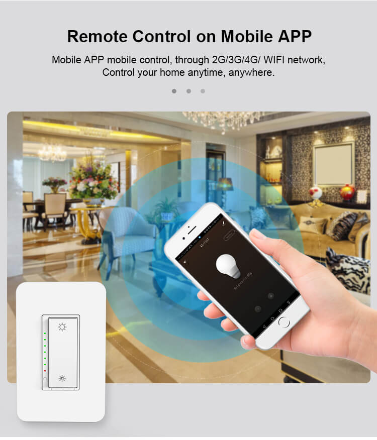 KS-7011 US Digital Remote Dimmer Switch Manufacturers for Led Bulbs,US  Smart Dimmer Switch