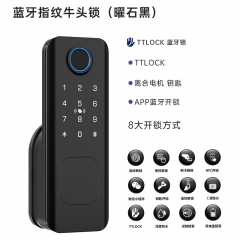 Security Digital Electric Electronic Handle Digital Tuya Locks Cerraduras Inteligentes Con Wifi Keys Fingerprint Door PTTLOCK BlueTooth lock