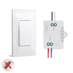 Self Powered Wireless Light Switch RF433 Receiver Kit Wireless Smart Switch RF Remote Receiver Kinetic Powered Light Switch Kits