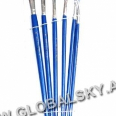 6 PC POINTED PAINT BRUSH SET