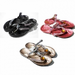 Ladies casual sandels with rhinestone