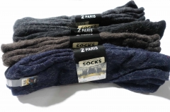 2PR WOOL FLEECE SOCKS